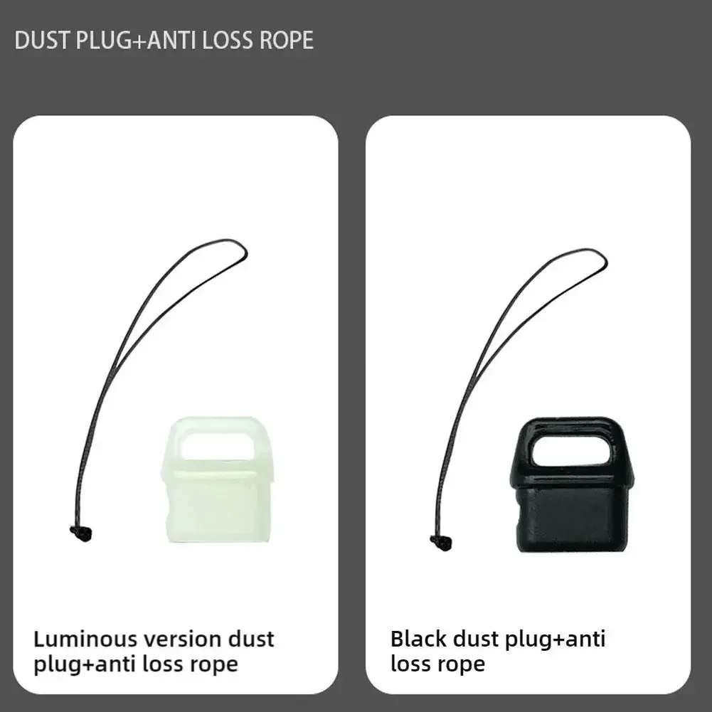 For DJI Neo Battery Port Dust Plug With Lanyard Handheld Drone Silicone Charging Port Dust And Moisture Protection Cover Accesso