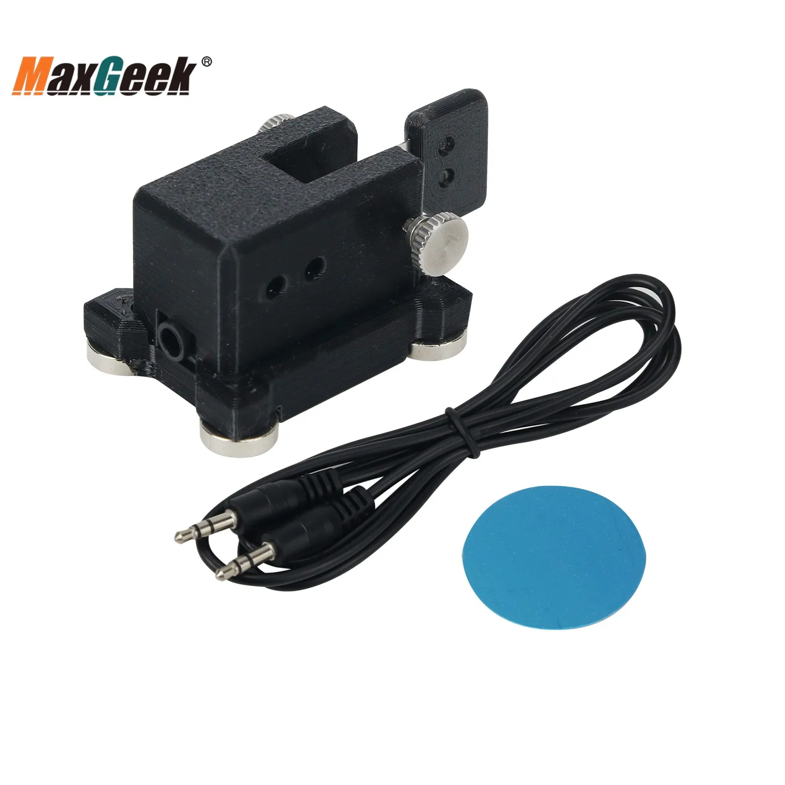 

CH-5030 CW Morse Code Portable Single Paddle Automatic Key Morse Code Strong Magnetic Absorption Stable Base