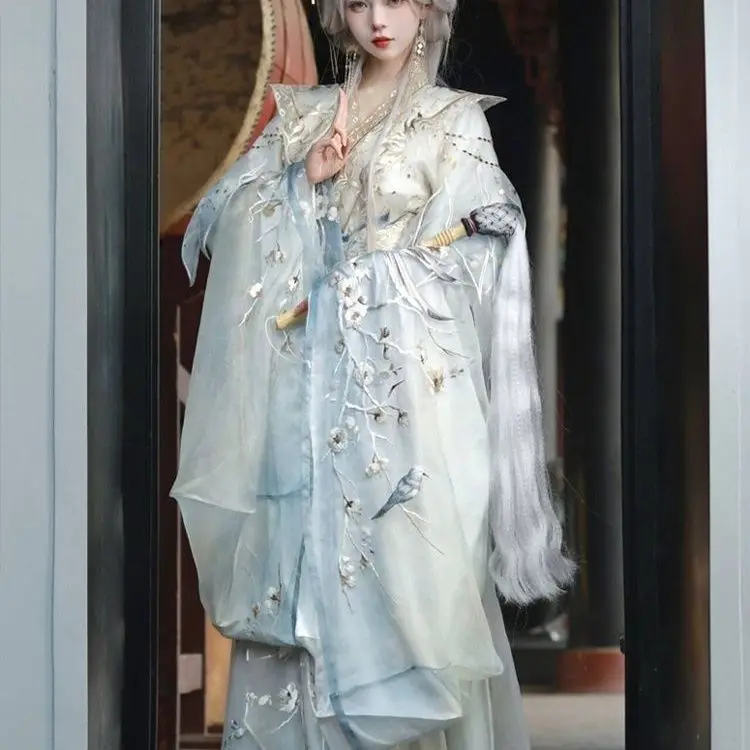 Hanfu femminile Ji Yue Yao Guang Wei Jin Feng industria pesante ricamo Jin fatto Super immortale nuovo stile ragazza Xianxia