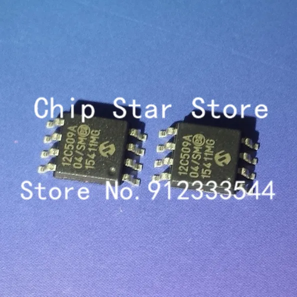 5-50pcs  PIC12C509A-04/SM PIC12C509AT-04/SM PIC12C509A SOIJ8  8 Bit MCU One Time Programmable 100%New And Original