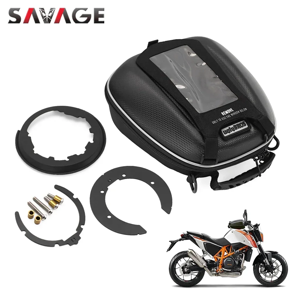 

Fuel Tank Bag For 690 DUKE/R 2012-2018 Motorcycle Accessories Waterproof Phone Racing Luggage Quick Release Tanklock Saddle Bag