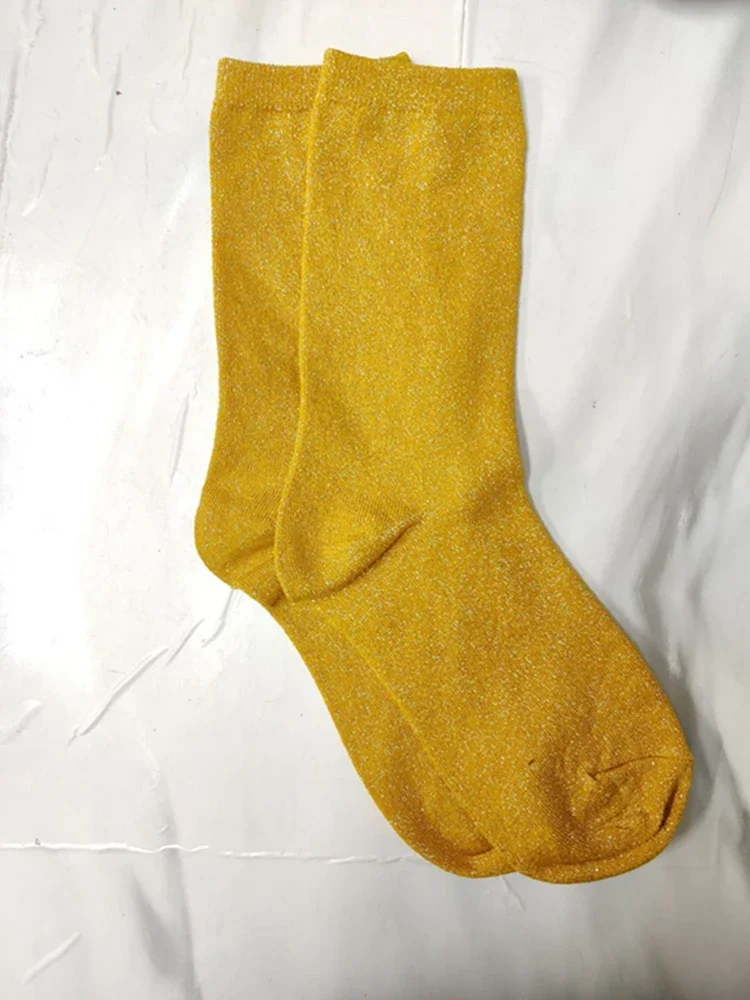 Calcetines de algodón de tubo alto para hombre y mujer, medias cortas largas deportivas de verano, color caramelo