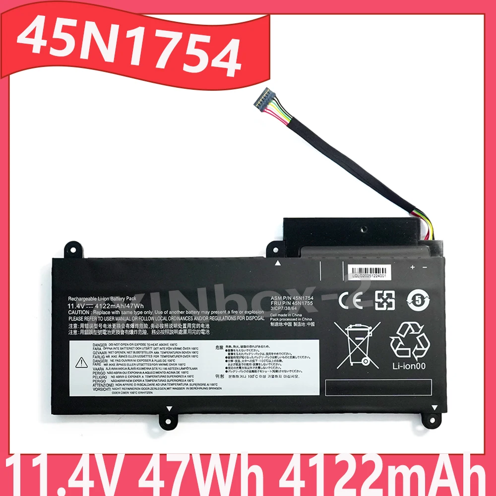 47Wh 45N1754 45N1755 45N1752 11.4V 4122mAh Laptop Battery For Lenovo ThinkPad E450 E450C E455 E460 E465 E475 E470 E460C Series
