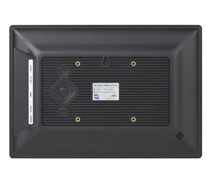 10.1inch HDMI LCD (G) (with case) Capacitive Touch Screen,1920×1200,IPS,Optical Bonding Screen,Supports Raspberry Pi/Jetson Nano