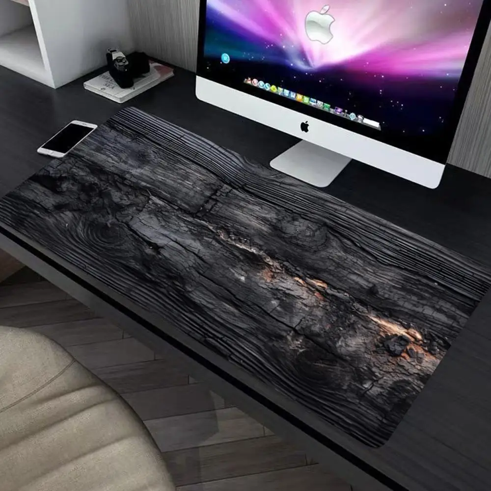 Wood pattern Mouse Pad large keyboard mouse desk pad non-slip rubber gaming mouse pad laptop mouse carpet