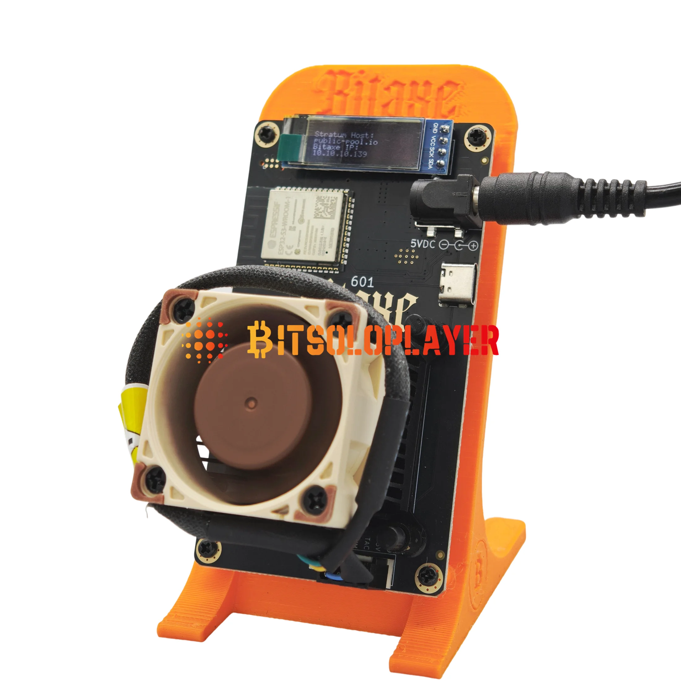 100% ノイズレス Bitaxe Gamma 601 1.2TH/s 搭載 NF-A4X20 ファン Sha256 ソロ マイニング オープンソース ビットコイン ASIC マイナー クリプト マイナー