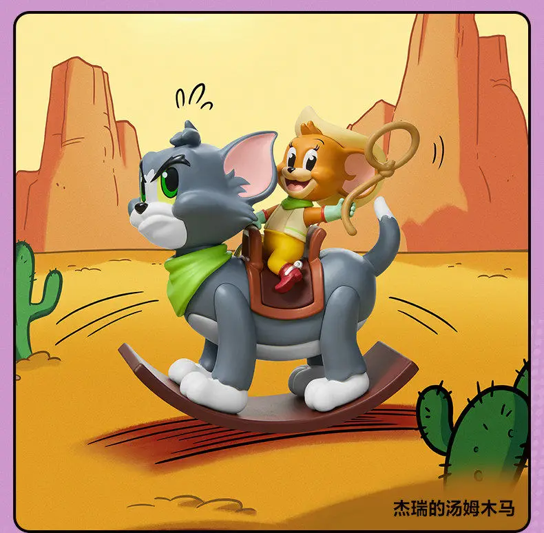 Original POPMART Tom und Jerry Mischief Land Serie Blind Box Sammlerstück Desktop-Ornament Actionfiguren Modelle Spielzeug Geburtstagsgeschenk – Detail 16