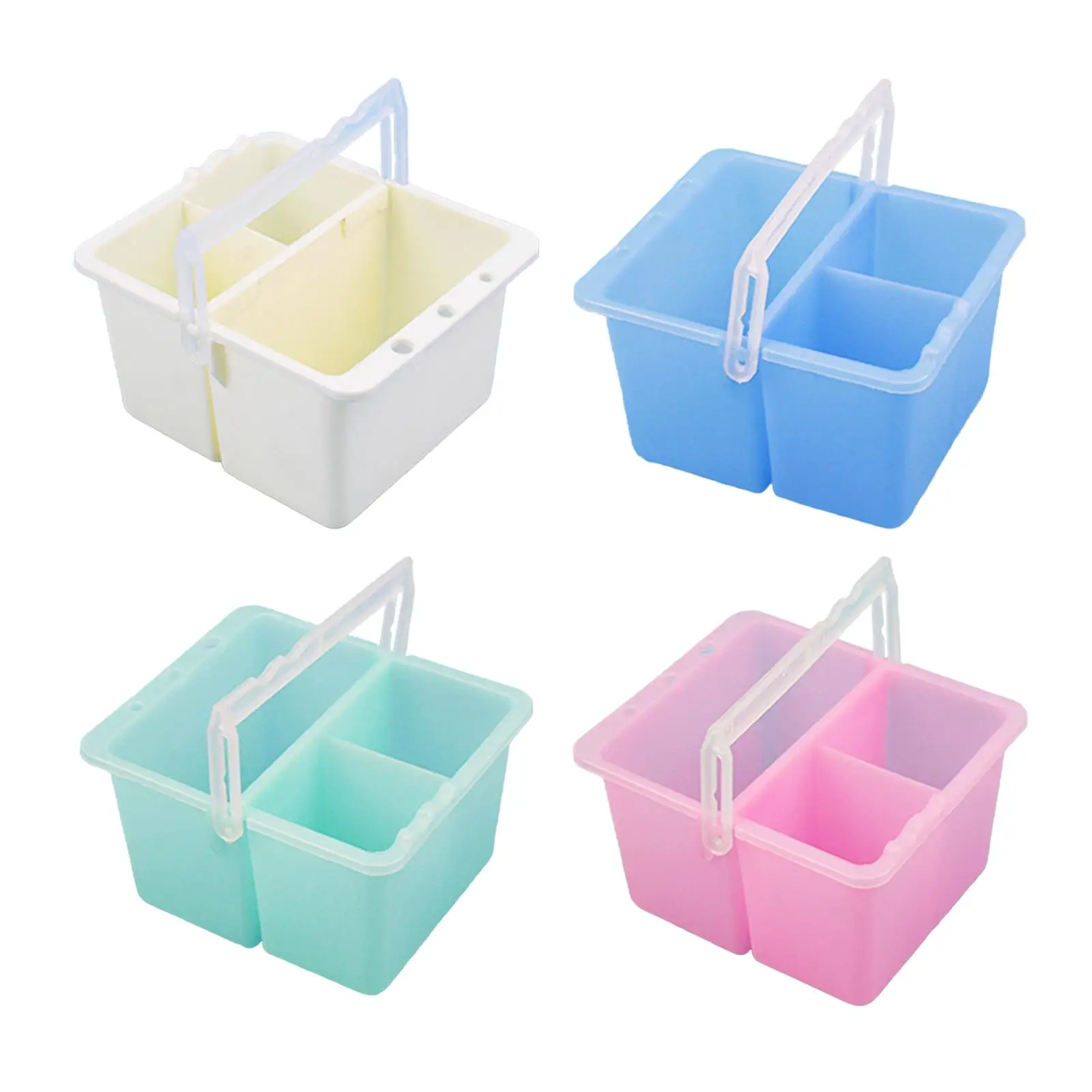 Paint Brush Washer Paint Brush Basin Practical Convenient Paint Brush Washing Bucket, Paint Brush Pot for Outdoor Painting