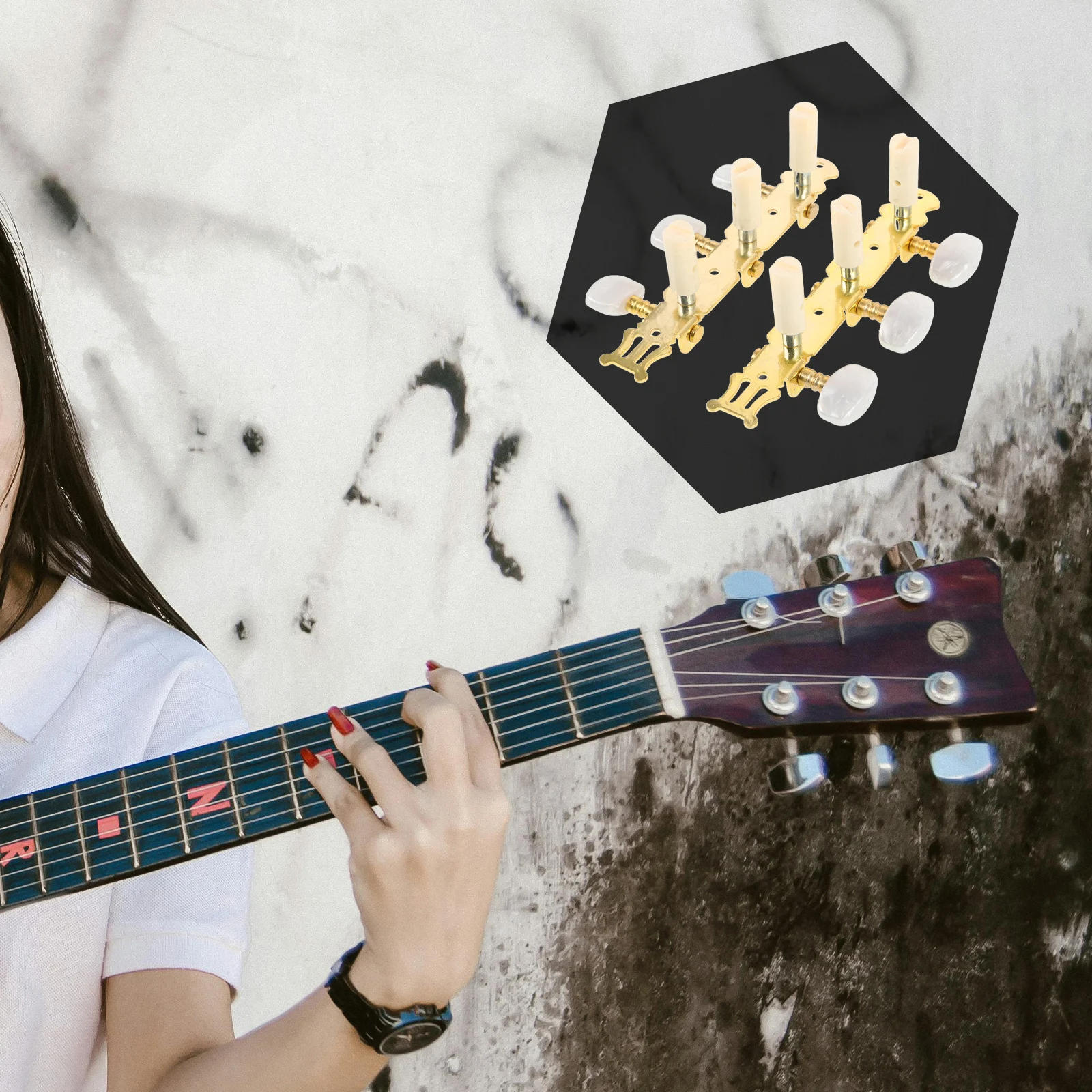 

Guitar Pegs Machine Heads Acrylic Classical Tuners Tuning Gilded Machines Acoustic Guitars Accessories