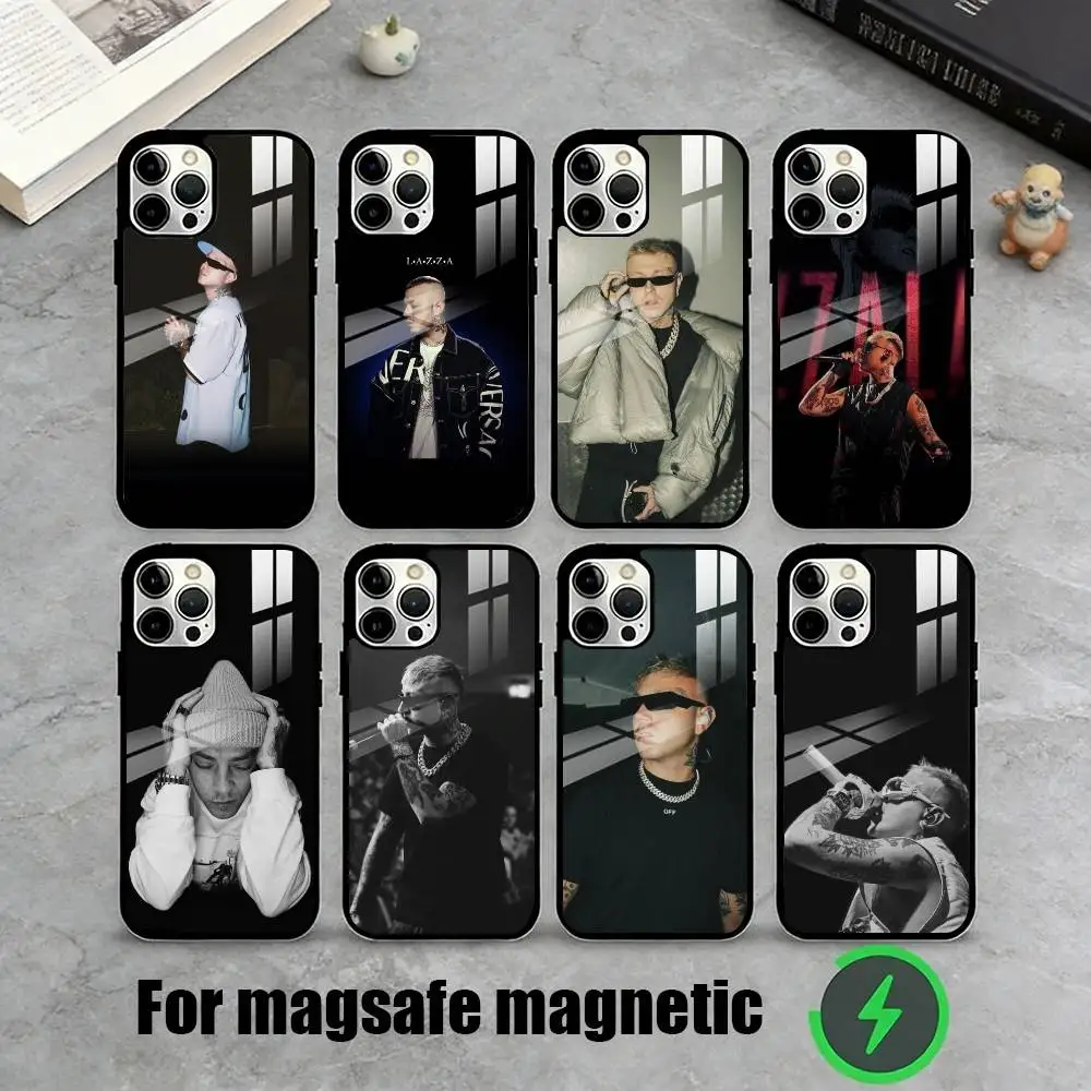 

L-Lazza Italian Rapper Phone Case For iPhone17,16,15,14,13,12,11 Plus,Pro Magnetic with Magsafe Wireless Charging