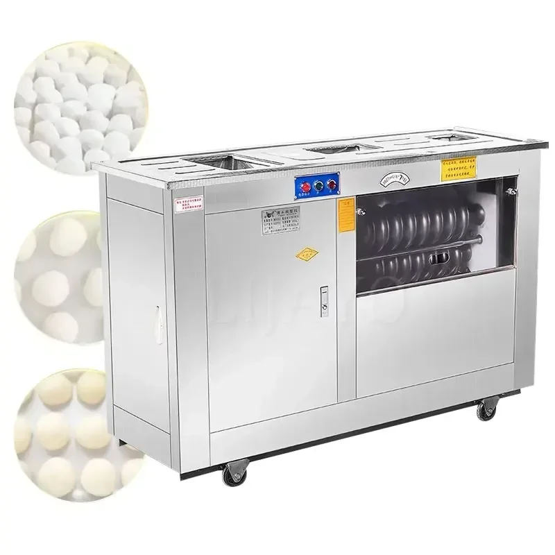 

Automatic Electric Snack Pizza Bread Cookie Dough Bun Ball Making Divider Rounder Machine Dough Divider