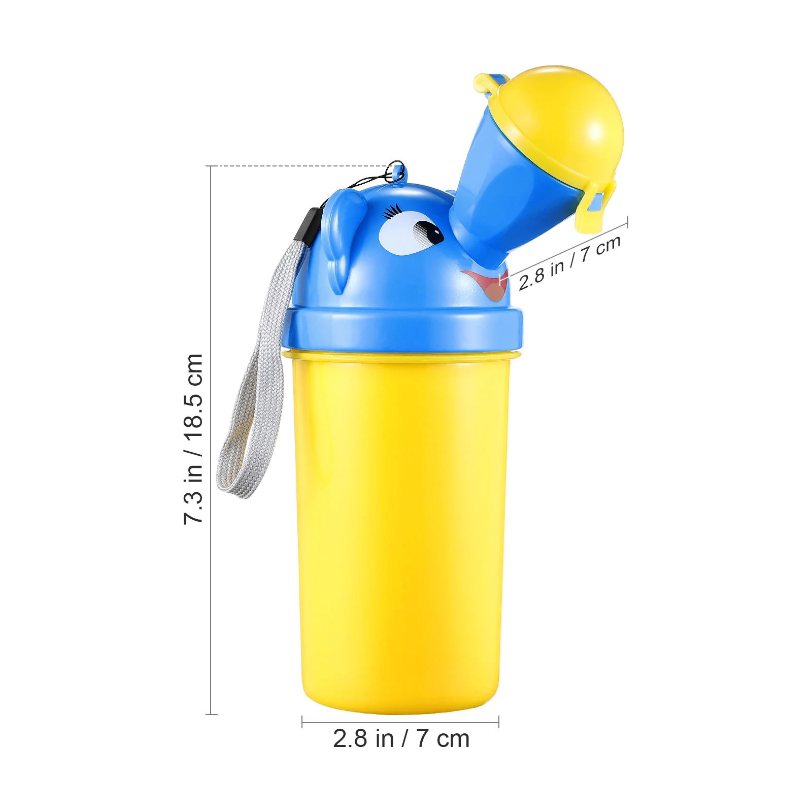 Kid's Emergency Toilet Leak-proof Urinal Portable Bottle Pee Potty Boy Necessity Light-weight for Car No-leakage Boys