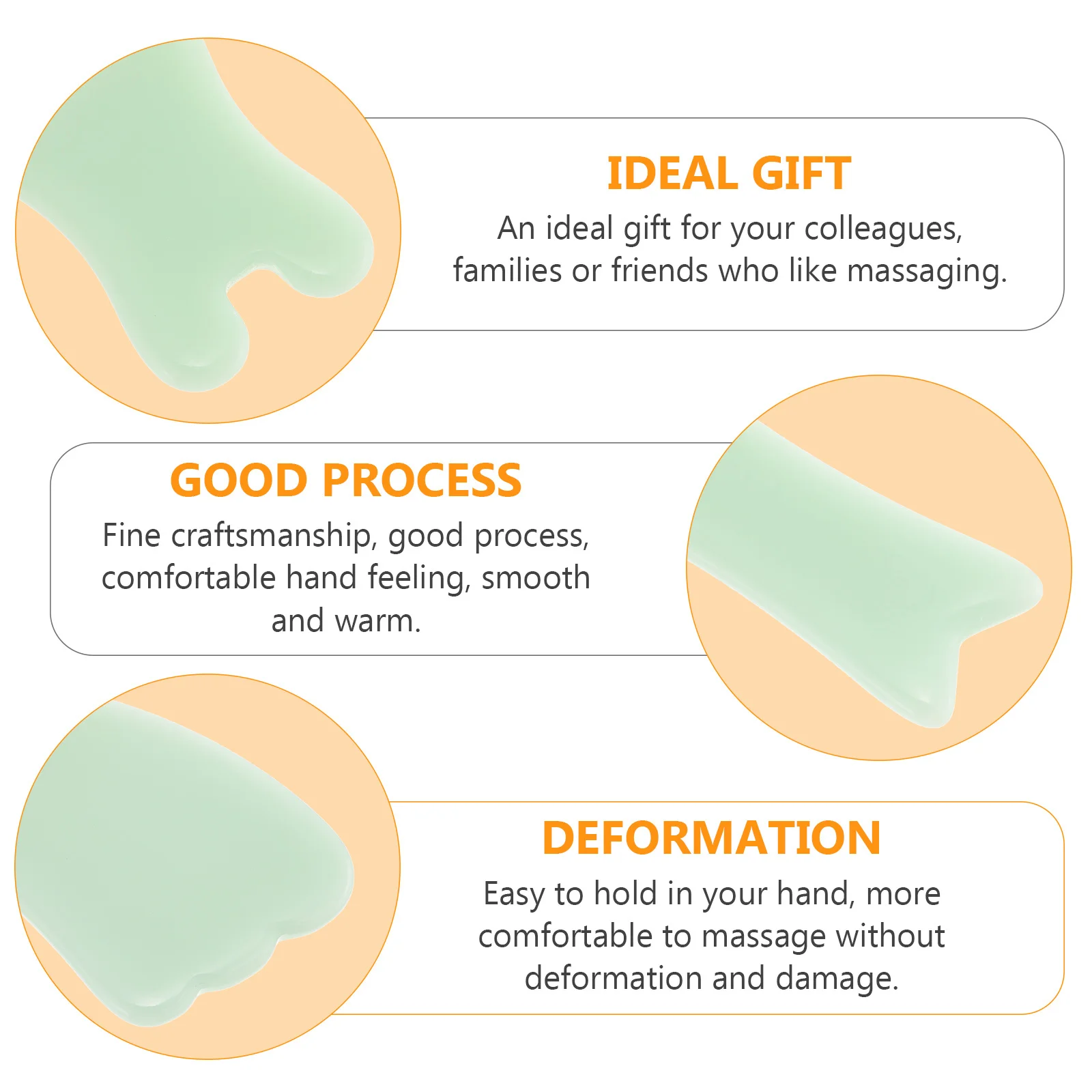 3개입 괄사 마사지 보드 휴대용 바디 스크래핑 플레이트 얼굴 마사지 도구 물리치료 도구 혈액 순환 촉진 스트레스 해소