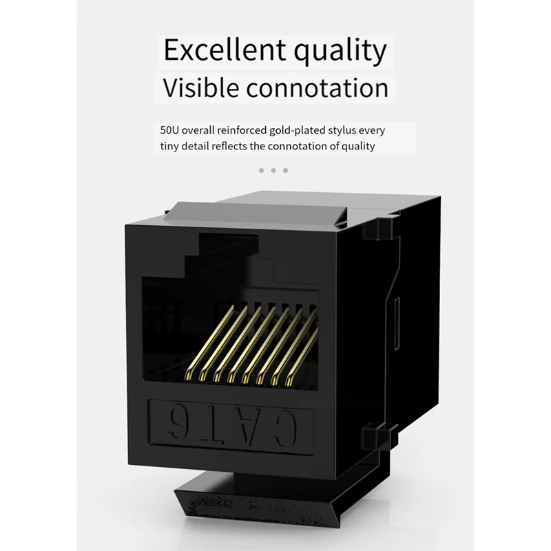 Couremplaçant en ligne UTP Keystone, connecteur femelle à femelle, Jack, RJ45, Cat6