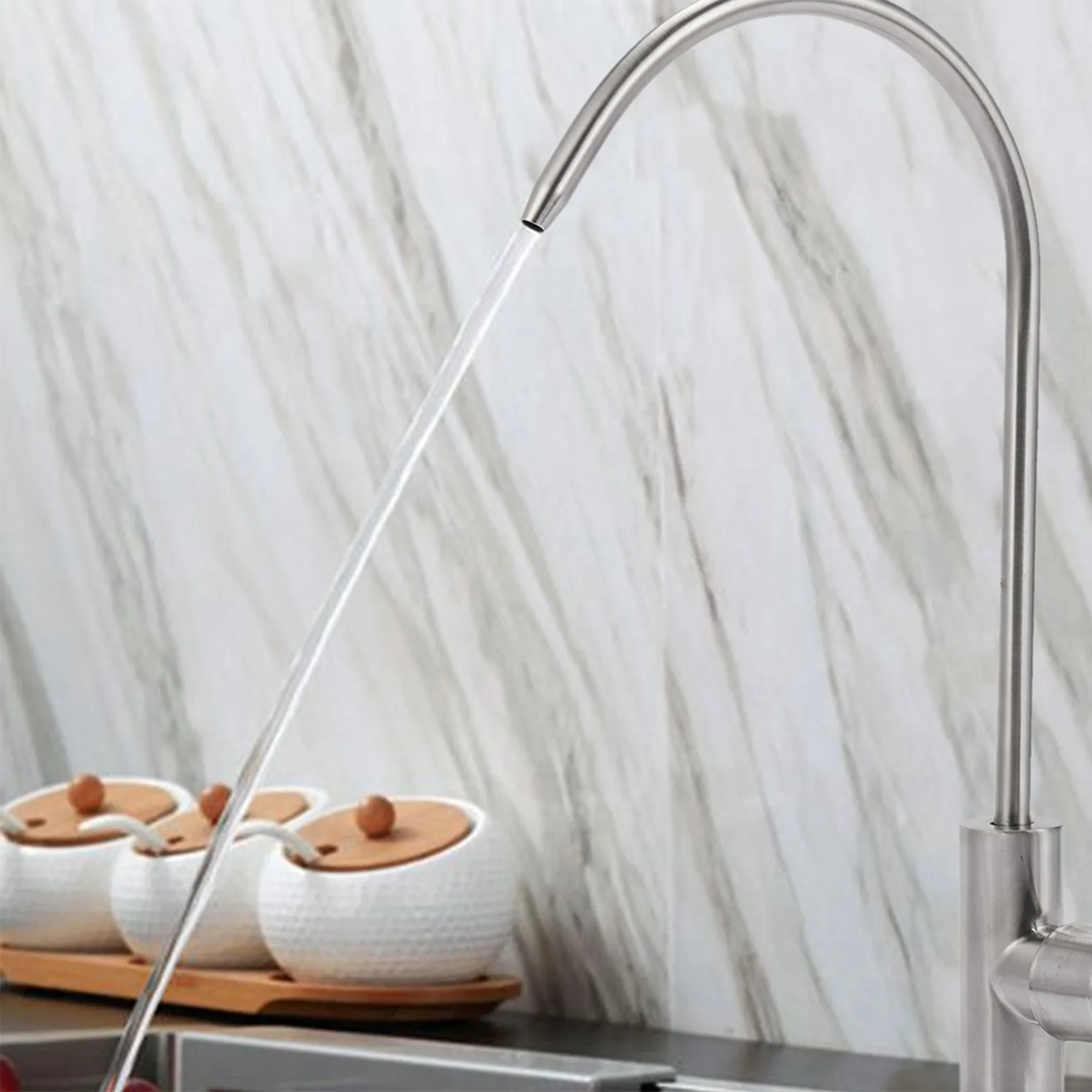 EYFL-2X Kitchen Direct Drinking Water Filter Tap 304 Stainless Steel Ro Faucet Purify System