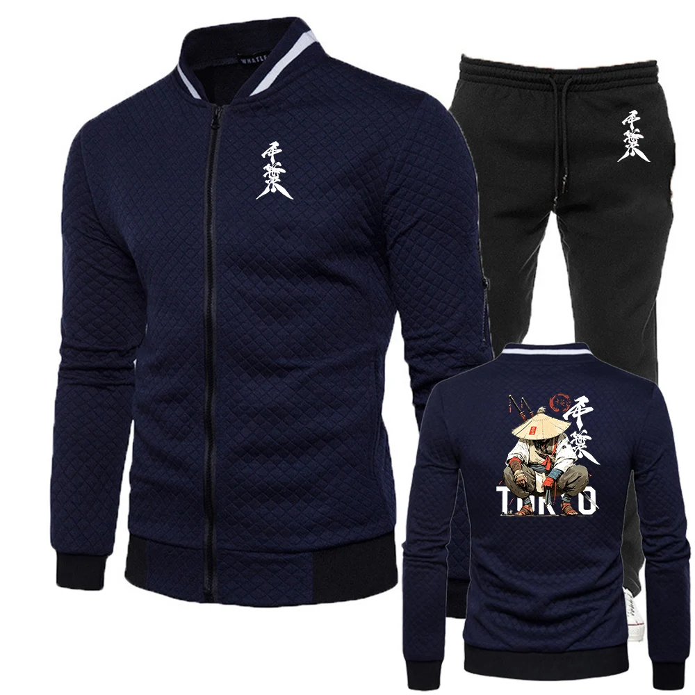 Anime Samurai Tokyo Warrior Men's slim-fit suits are suitable for spring and autumn casual and sports outfits hoodies jacket - view 4