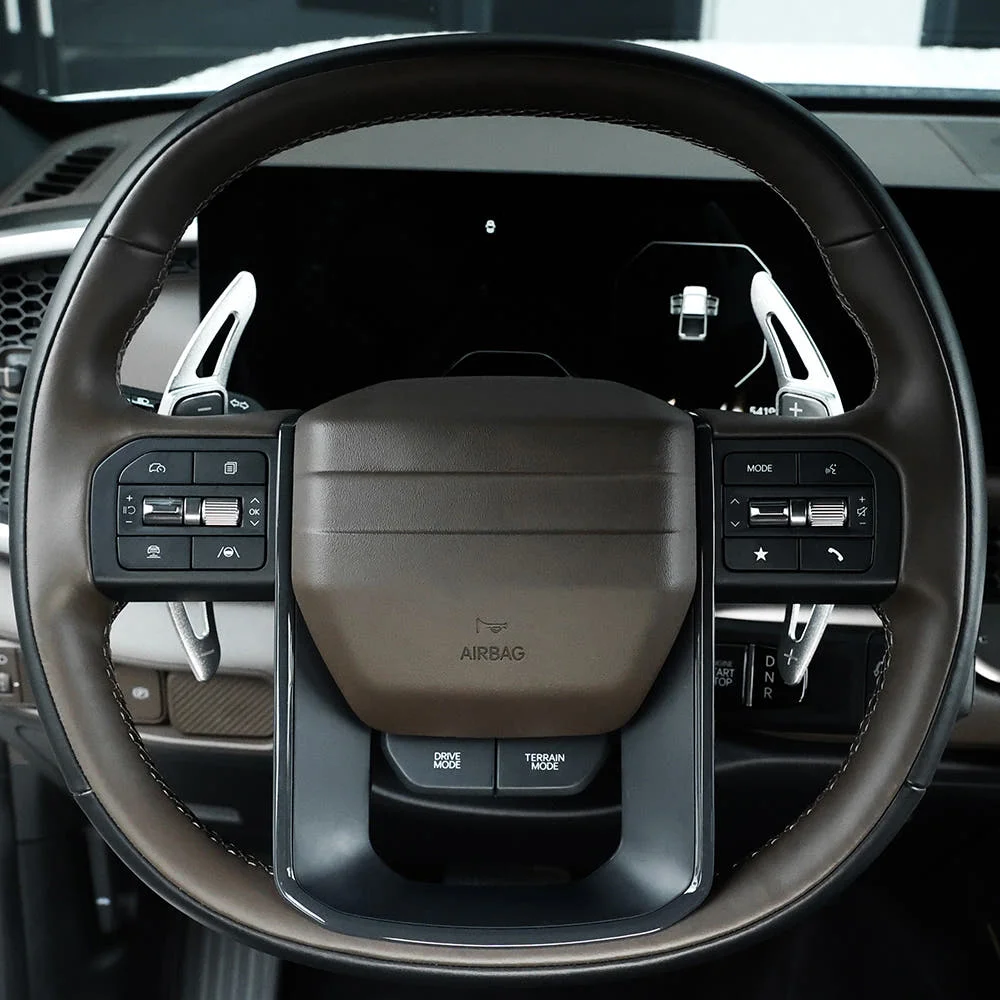 

Алюминиевые накладки-удлинители на подрулевые лепестки для Kia Telluride 2026-2027: Аксессуары для тюнинга автомобиля, детали для автостайлинга