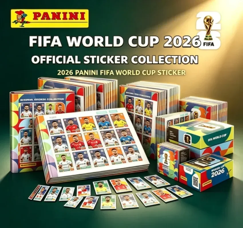 Official Genuine Panini 2026 FIFA World Cup Soccer Sticker Pack With Album Limited‑Edition Collectible Memorabilia Gift Set