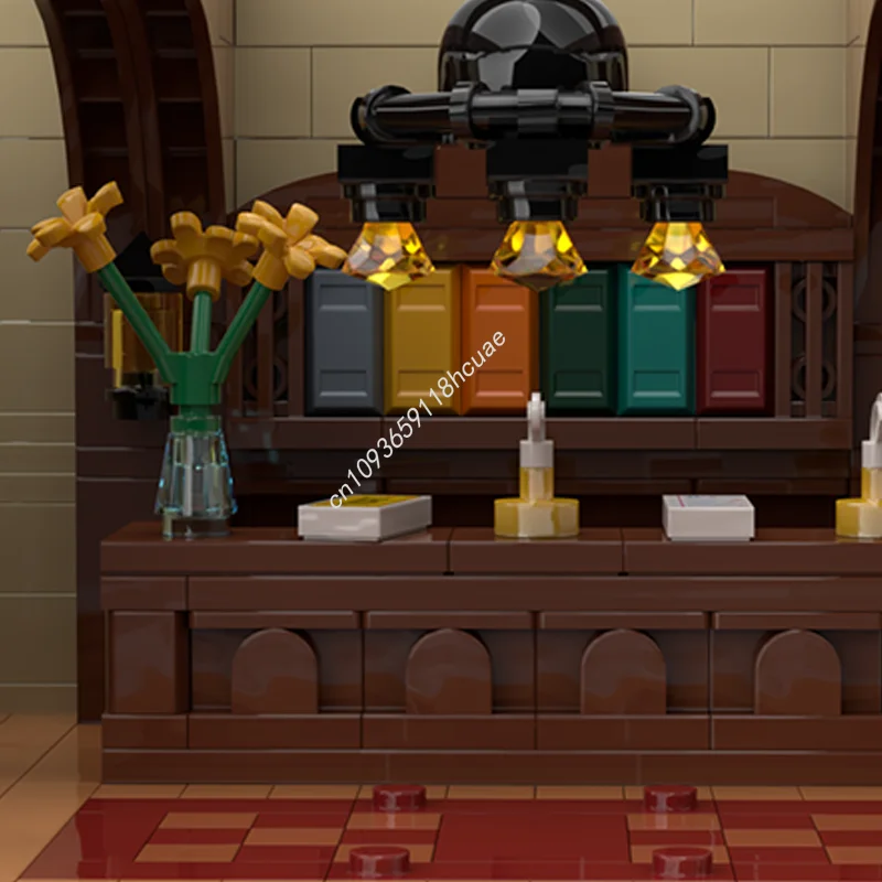 3945 pz MOC BRICKS LIBRARY Modulared Blocchi di Costruzione di Modello Assemblare Idea FAI DA TE Regali Di Natale Educazione Mattoni Giocattolo Per Bambini Di Compleanno