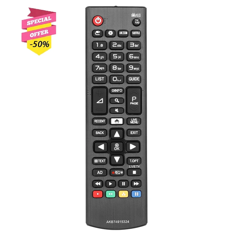 AKB74915324 Remote Control For LG TV 40UH63 40UH65 43UH61 43UH62 49UH60 49UH62 55UH62 55UH65 32LH604 43LH590 49LH630 55LH604