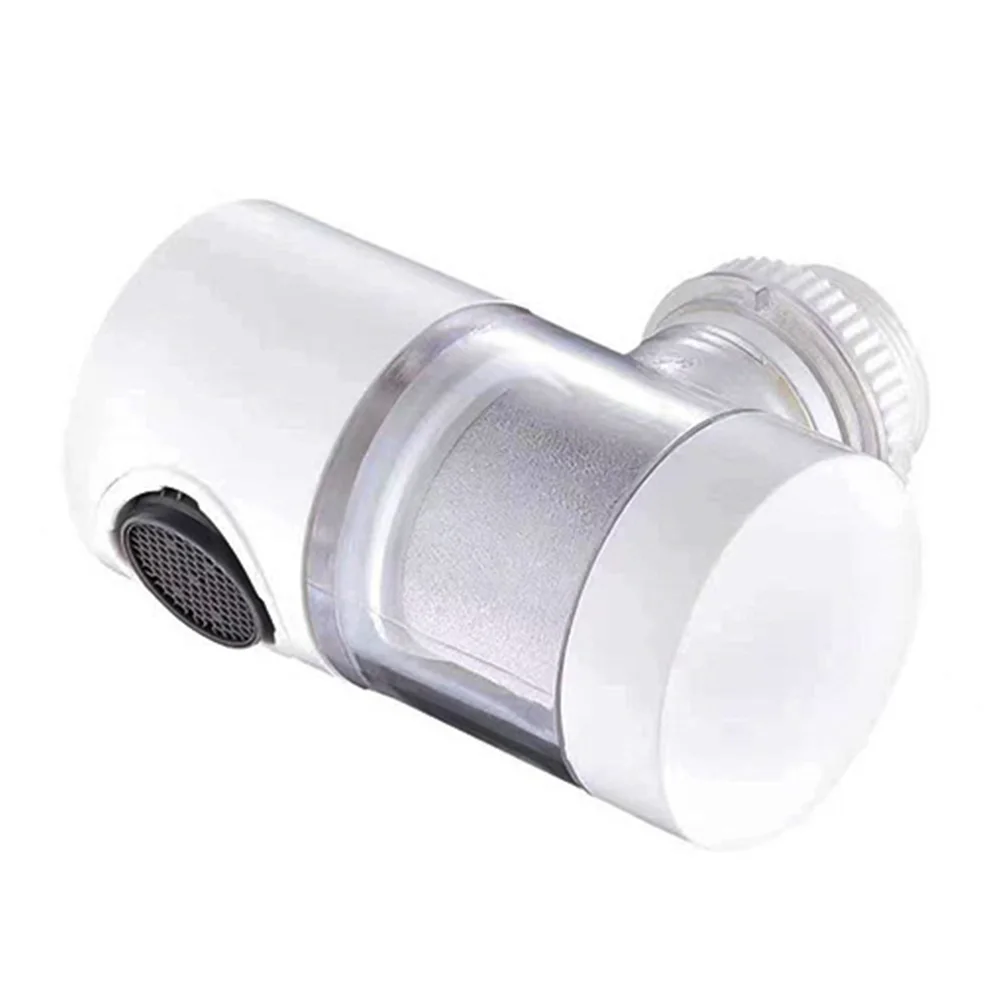 Faucet Water Filter With Rotation Stainless Steel And PP Cotton Filter Suitable Various Faucet Interfaces