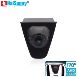 HaiSunny HD CCD Night Vision AHD 1080P Front View Camera For Honda Fit City 2013 2014 2015 2016 2017 2018 2019 Grill Logo Mount