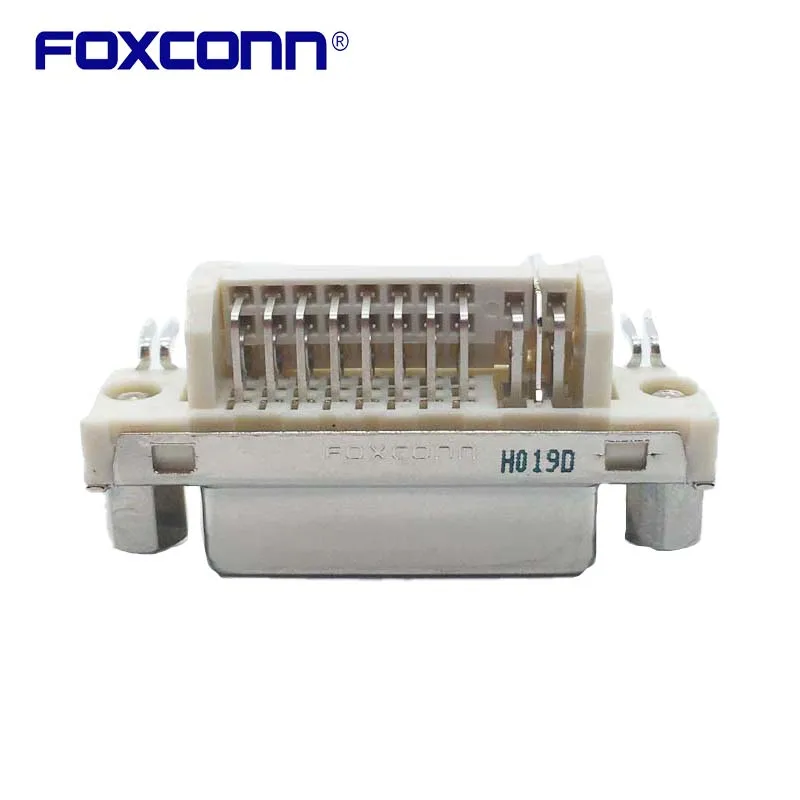 Foxconn QH11121-DAT1-4F DVI Socket 24P+5PMatrixes With screws Connector