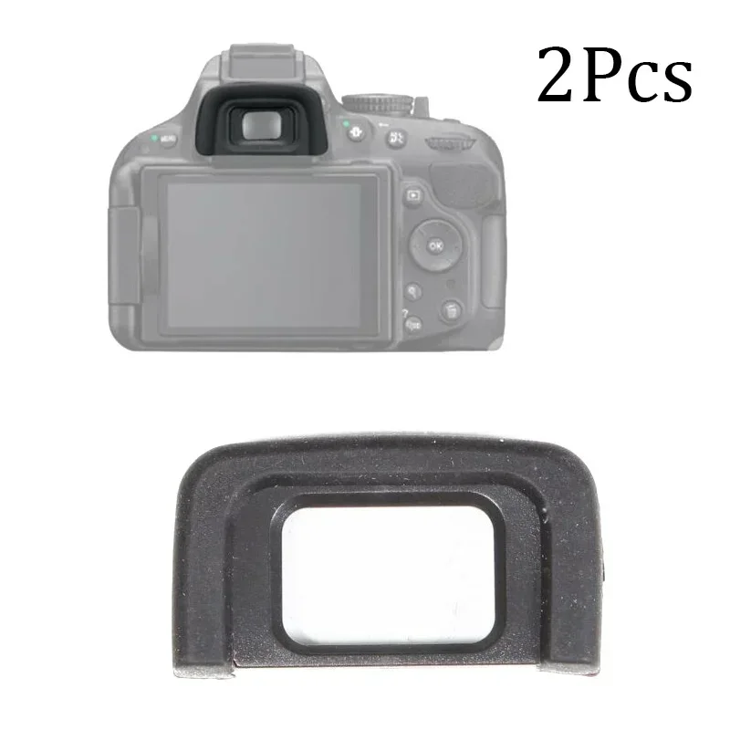 2 ชิ้นช่องมองภาพ Eyecup สําหรับ Nikon DSLR D300 D3100 D3200D3300 D5000 D5100 D5200 D5300