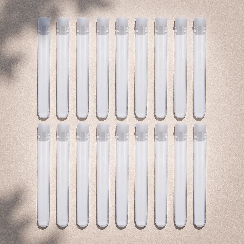 

100 шт. пластиковых пробирок высокого качества, прозрачные пробирки для школьного обучения, хранения жидкостей и гелей