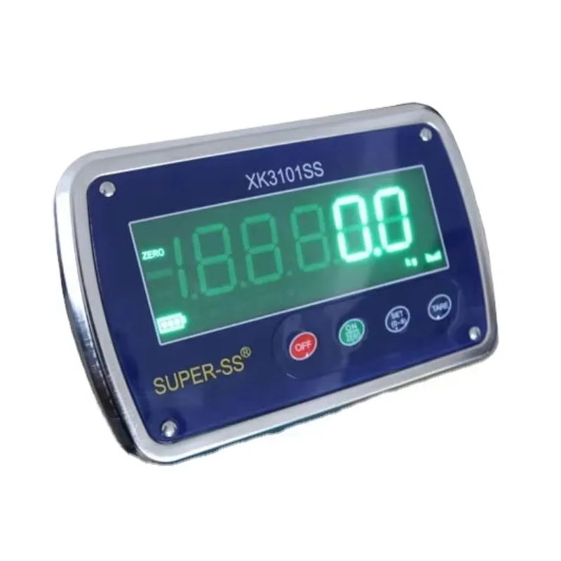 Electronic Waterproof Weighing Indicator Red Green Platform Floor Scale Indicator XK3101SS Stainless Steel Waterproof Indicator