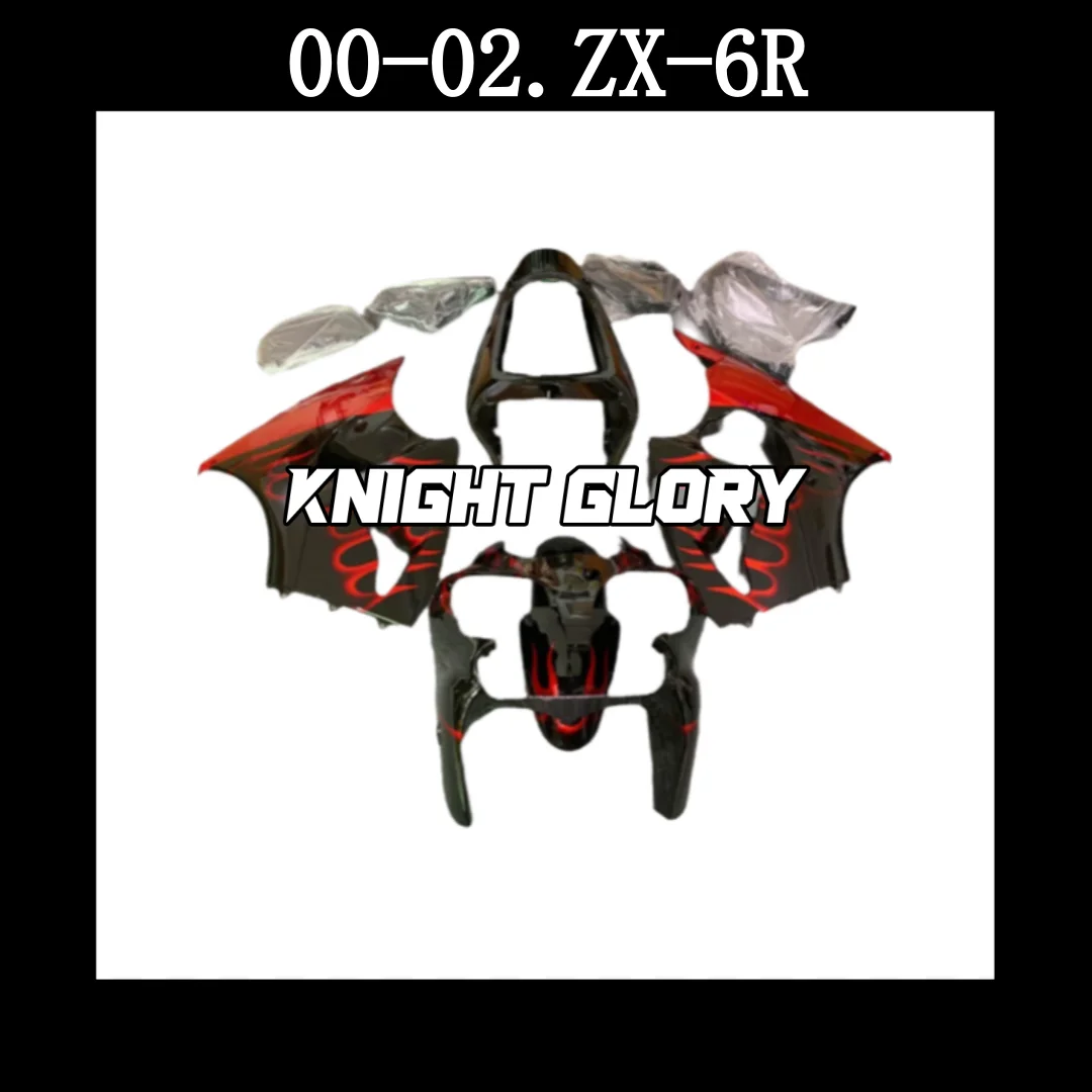 

Injection Molding Fairings Kits Fit For 636 ZX-6R ZZR600 2000 2001 2002 Bodywork Set Motorcycle Accessories 2005-2007