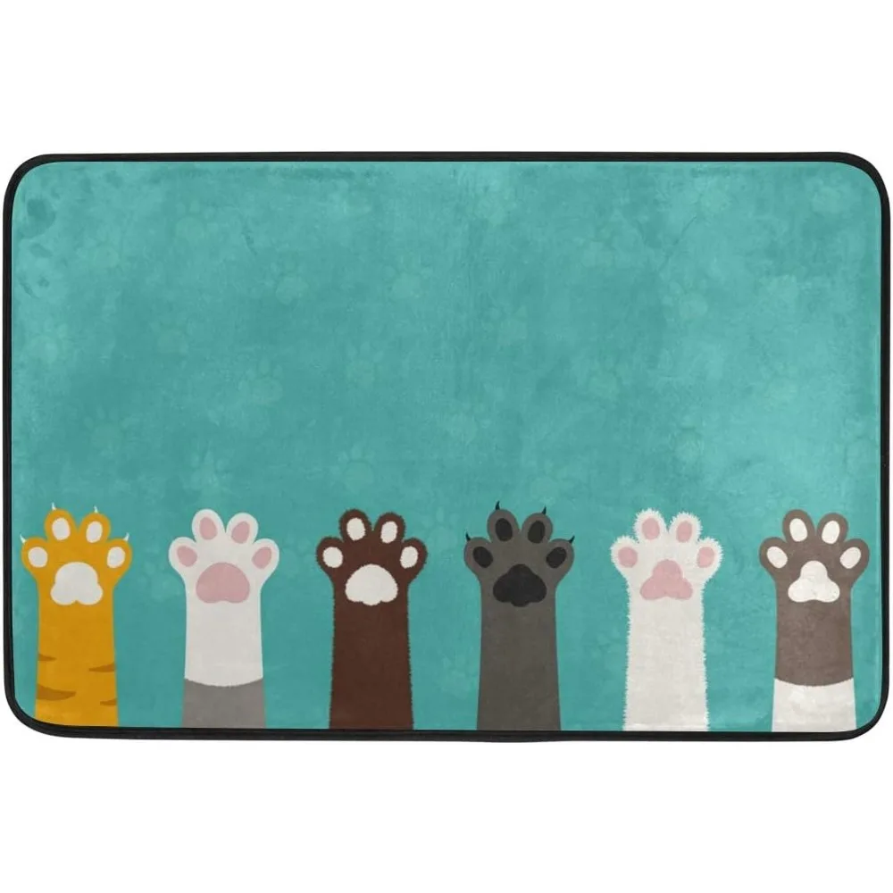 ممسحة كفوف القطط - تصميم رائع، تجلب المرح، سحر محبب، ولمسة غريب الأطوار إلى مدخل منزلك