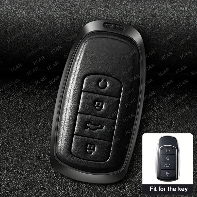 Zinklegierung Autoschlüsselhülle für Chery Jaecoo J7 J8 7 Tiggo 8plus 8 5 Plus 7pro Max Omoda 5 C5 Arrizo Schlüsselschutzgehäuse – Detail 6