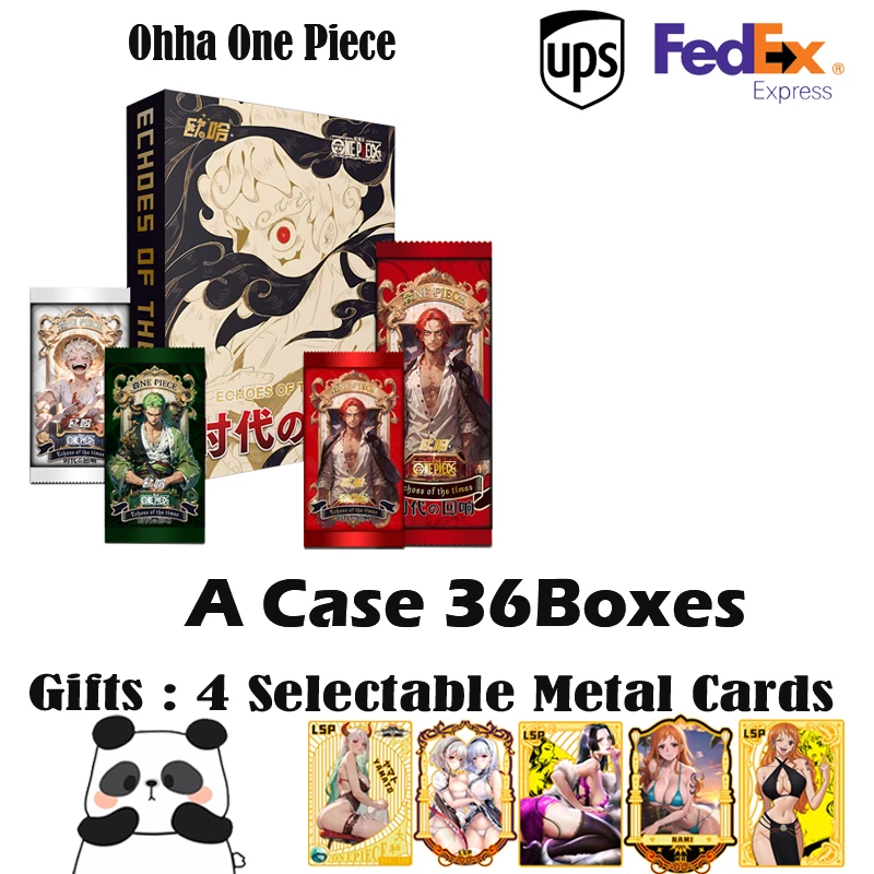 Hurtownia Ohha One Piece Collection Card Japońskie anime CCG Hobby Table Game Card Doujin Booster Box Zabawki dla dzieci Prezenty