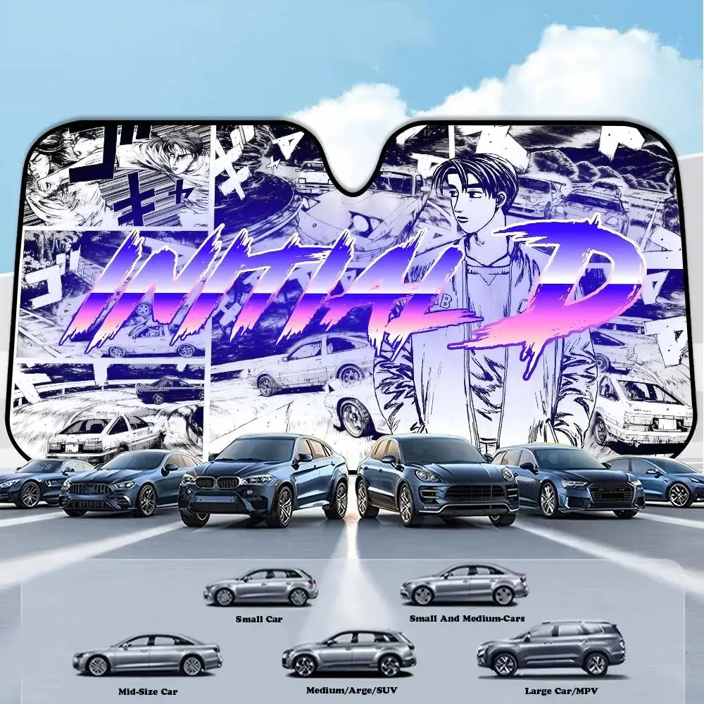 

Anime I-Initial D AE86 Car Sun Shade Front Window Sunshade For Most Sedans SUV Blocks Max Uv Rays Keep Your Vehicle Cool