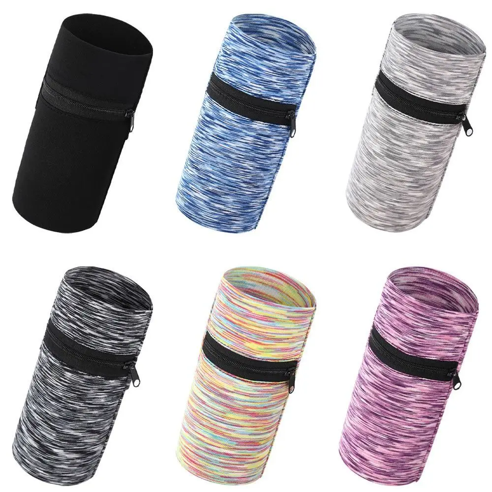 Sport Phone Band Zipper Multifunctional Ankle Wrap Wrist Strap Wallet Storage Bag Case Badminton Basketball Wristband Sweatband