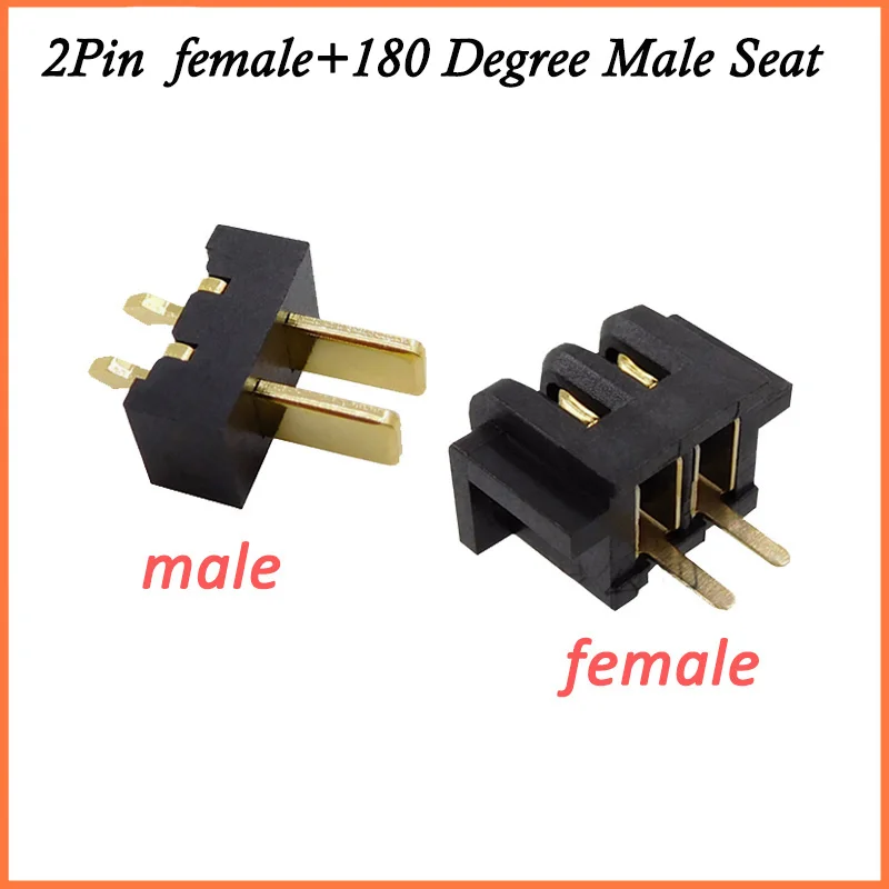 5pair 2Pin pitch 2.5mm Inner Battery Connector female and male Holder Clip Contact replacement for mobile phones common use