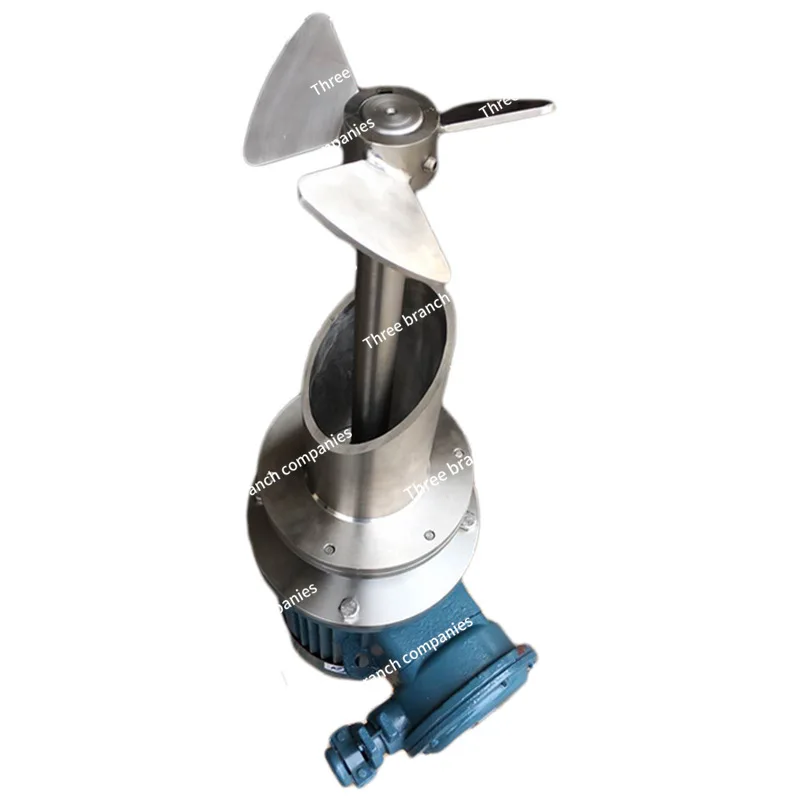 

Stainless steel side entry dairy mixer, side entry