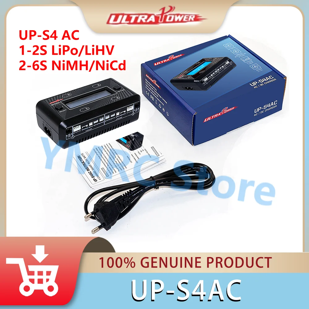 

Ultra Power UP-S4AC AC 100~240 В DC7-17 В 4-канальное зарядное устройство 2S-6SLiPo/LiHv NiMMH/NiCd