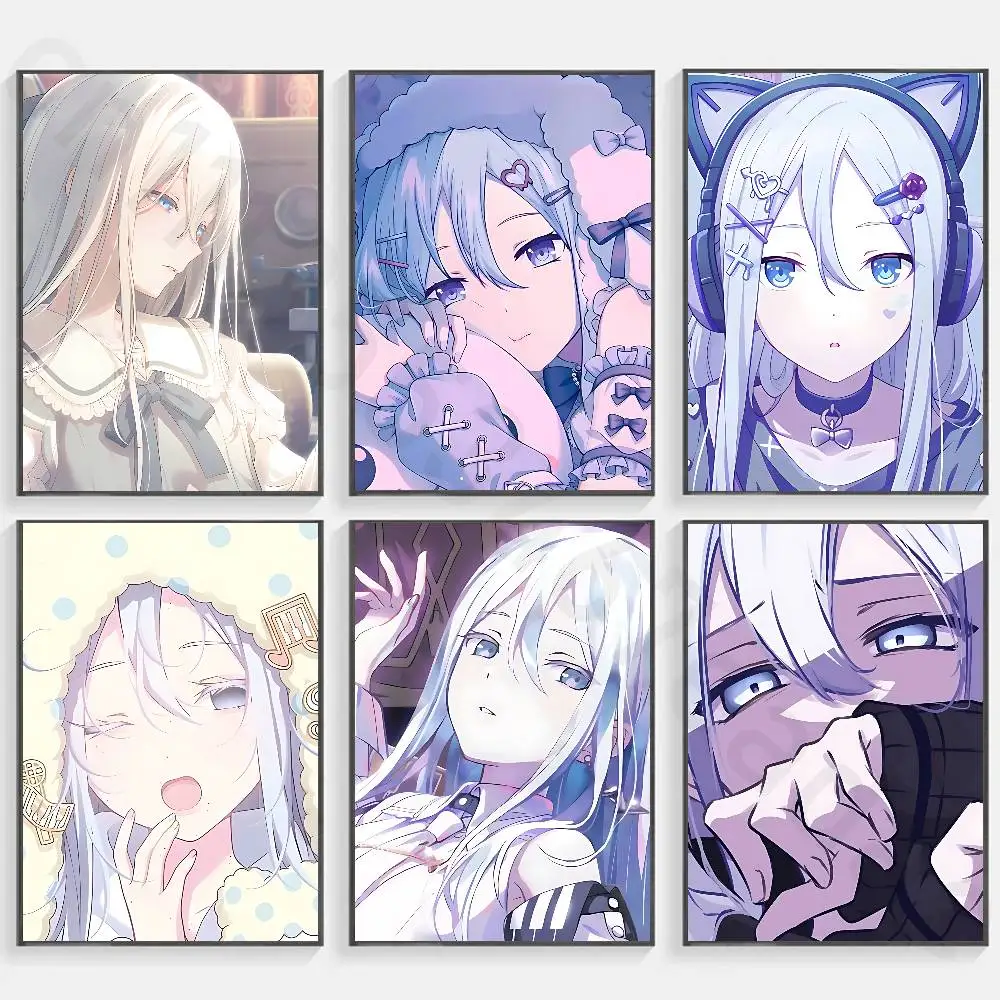 Project Sekai Y-Yoisaki Kanade new group Poster HD home decor sticky wall waterproof home living room bar aesthetic decor