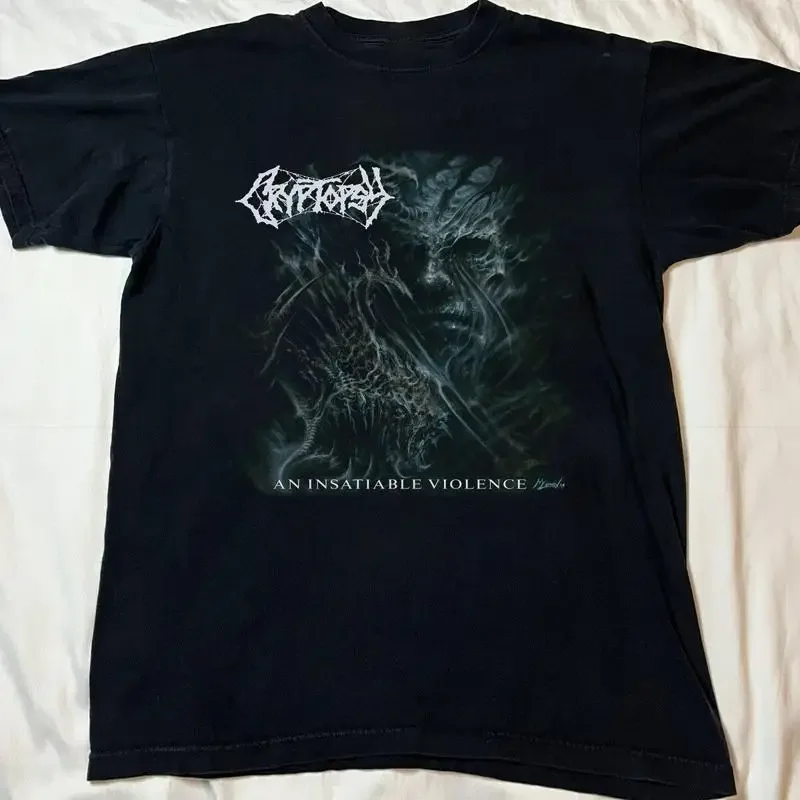 Rare Cryptopsy Black Cotton All Size S 5Xl For Fans T Shirt Dm113