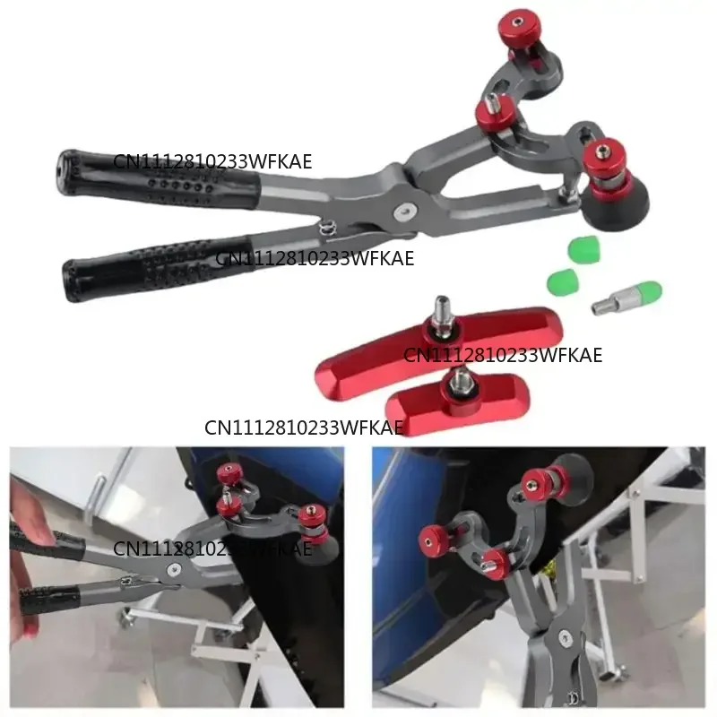 1pc Car Body Dents Puller Tool Crimping Pliers Set With Rubber Grip Handle For Smooth Metal Surfaces Restoration Without Damage