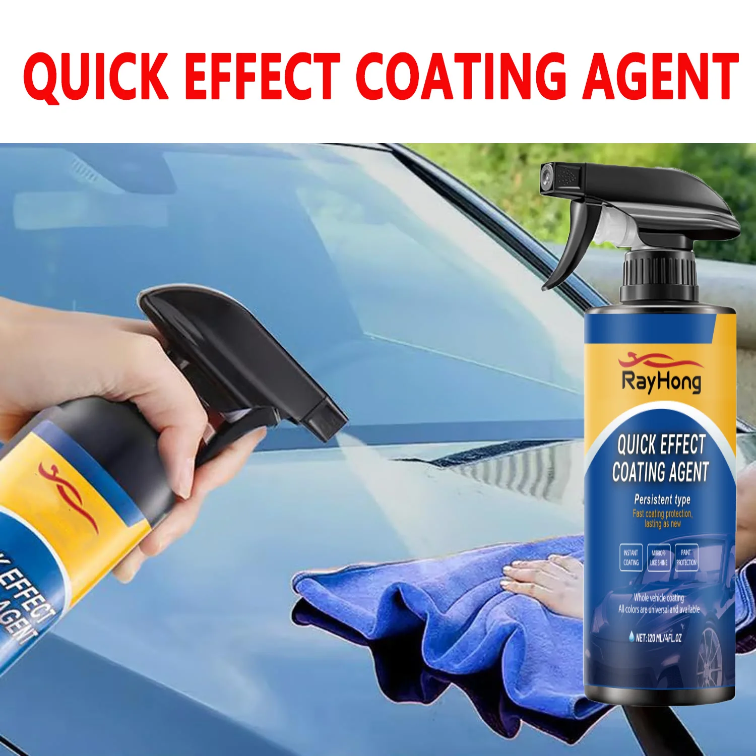 

Автомобильный нано-керамический спрей для покрытия, автообновление, гидрофобный слой, полировка краски, средство для покрытия, защита автомобиля, керамический спрей