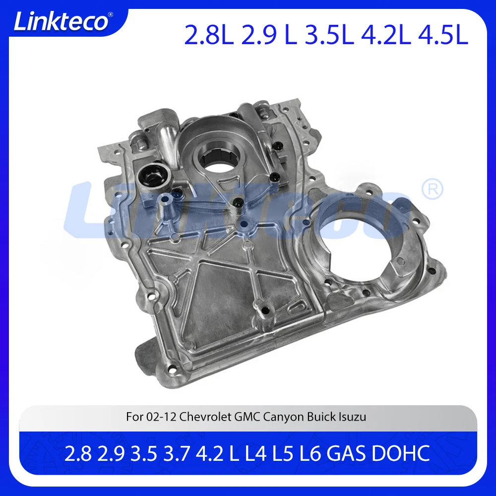 

Engine Part Timing Chain Cover & Oil Pump Vortec motor Fit 2.8 2.9 3.5 3.7 4.2 L L4 L5 L6 GAS DOHC For Chevrolet GMC Buick 3.7L
