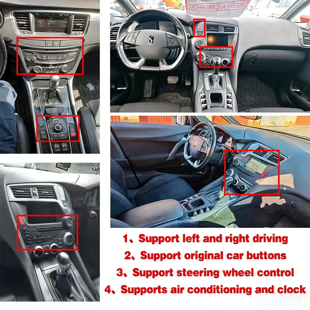 7 inch Android 16 For Citroen C3 DS3 2011 - 2016 Car Radio Carplay Multimedia Player GPS Video Autoradio Dash Cam Head Unit Wifi view 3