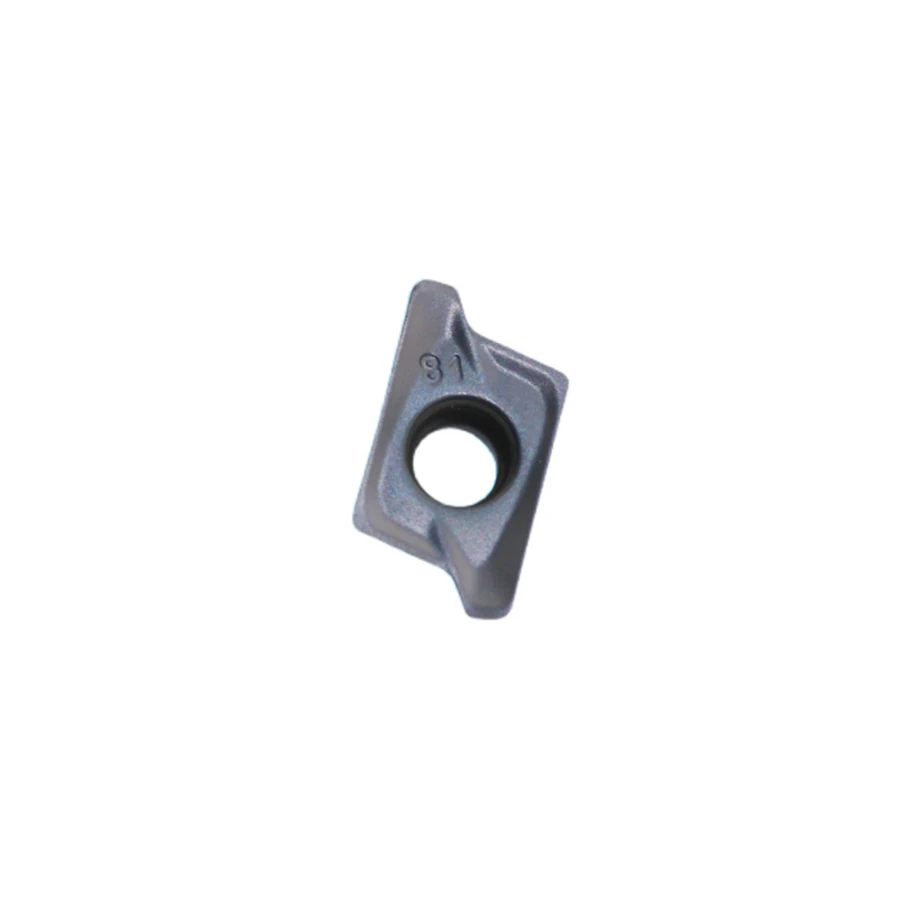 Lame de fraisage en acier inoxydable, outils de tour CNC, alimentation rapide, inserts de foudre, haute qualité, résistant à l'usure, RT100308R-81