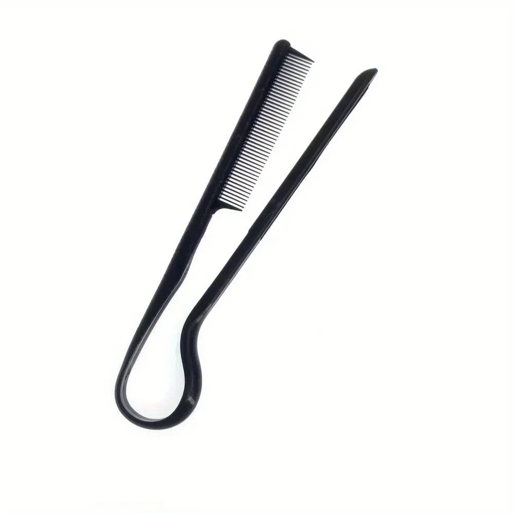 3pcs Useful Hair Straighten Salon Comb Hairdressing Smooth Tool Hold Tongs Hair Styling Tools For Women Hair Brush Straightener