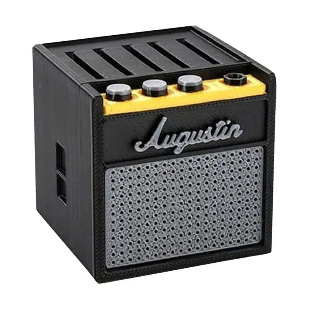 Держатель для медиаторов большой емкости, портативный чехол для хранения медиаторов с 3D принтом, пылезащитный водонепроницаемый органайзер для медиаторов для дома