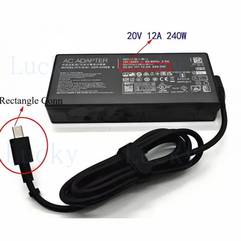 

f for240W Charger AC Adapter For Original ASUS ROG Zephyrus G16 GU605CX