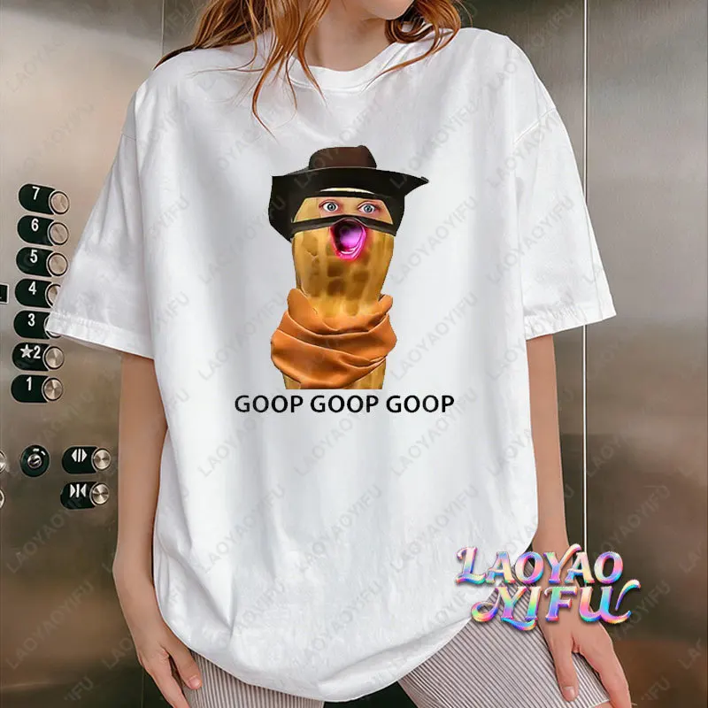 Funny The Burnt Peanut GOOP Bungulator Tee Vintage Fashion Popular T-Shirt Men Woman High Quality Cotton Short-sleeve T-shirt